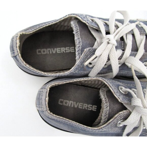 Converse Chuck Taylor All Star Low Top Canvas Shoes Womens 7 Star Stripe Lining - Picture 3 of 14